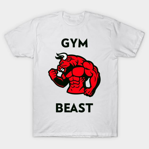 Gym Beast T-Shirt by HustleHardStore
